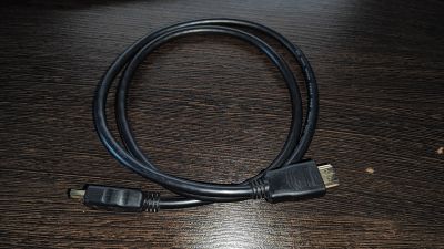 Лот: 22990076. Фото: 1. Кабель HDMI - HDMI 1 метр. Шлейфы, кабели, переходники