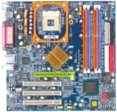 Лот: 8556117. Фото: 1. GigaByte GA-8IPE1000MK Socket478... Материнские платы