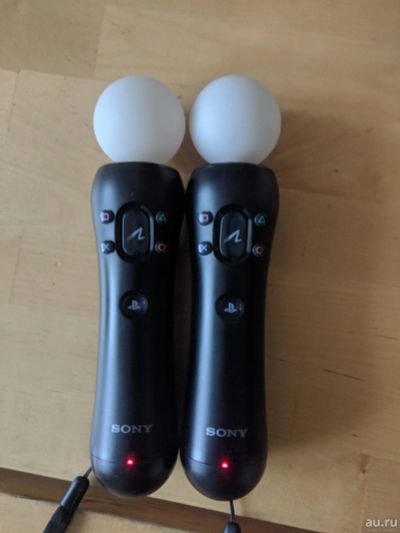 Лот: 14572037. Фото: 1. PS Move for PS3 PS4 2 шт + PS... Аксессуары для игровых приставок, консолей, геймпады