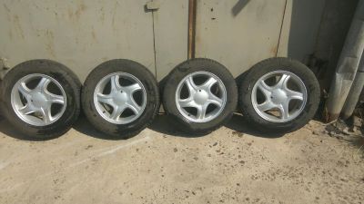 Лот: 15877764. Фото: 1. Колеса. Диаметр 14, 185,65. Шины на дисках