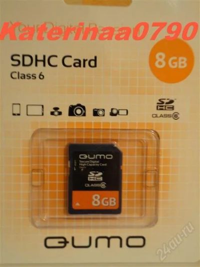 Лот: 1633713. Фото: 1. Карта памяти SD 8Gb (6 класс скорости... Карты памяти