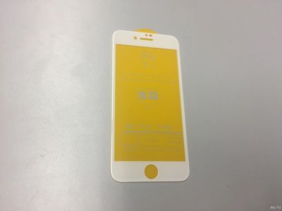 Лот: 13415091. Фото: 1. Защитное стекло iPhone 7/8 Белое... Защитные стёкла, защитные плёнки