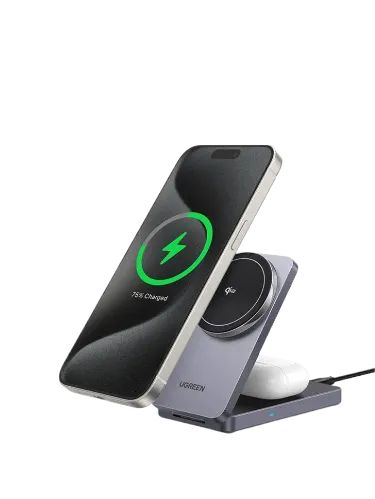 Лот: 25415688. Фото: 1. Беспроводная зарядка UGREEN W706... Беспроводные модемы