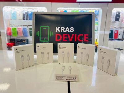 Лот: 19662013. Фото: 1. Кабель usb c to lightning 1m. Дата-кабели, переходники