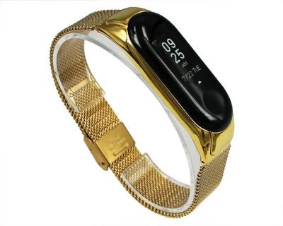Лот: 20886208. Фото: 1. Ремешок Xiaomi Mi Band 3 стальной... Смарт-часы, фитнес-браслеты, аксессуары