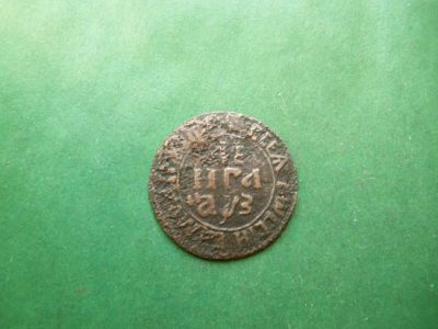 Лот: 25601481. Фото: 1. Денга 1707 г. Петр I. Россия до 1917 года