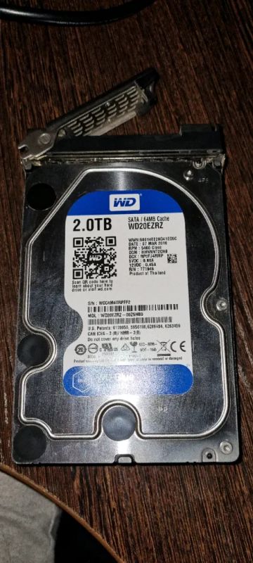 Лот: 21423236. Фото: 1. Жесткий диски/HDD Western Digital... Жёсткие диски (HDD)