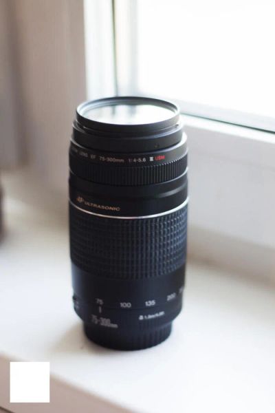 Лот: 10485819. Фото: 1. Объектив Canon EF 75-300 mm f... Объективы