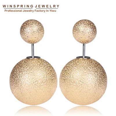 Лот: 5247469. Фото: 1. Серьги пусеты Miss Dior золотые... Серьги, каффы