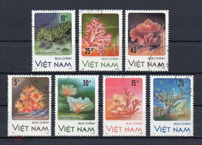 Лот: 19415213. Фото: 1. Серия из 7 марок Вьетнама 1987... Марки