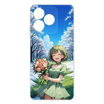 Лот: 25385237. Фото: 1. Чехол Krutoff Clear Case "Аниме... Чехлы, бамперы