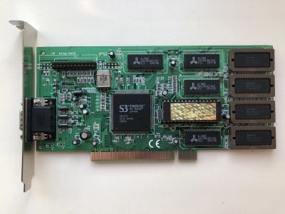 Лот: 25038404. Фото: 1. PCI 4Mb S3VirgeDX (86C375) Ретро. Видеокарты