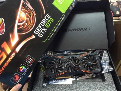 Лот: 12524510. Фото: 1. GeForce 1070 G1 8Gb. Видеокарты