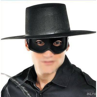 Лот: 9003024. Фото: 1. Маска зорро Zorro. Карнавальные маски, шляпы, аксессуары
