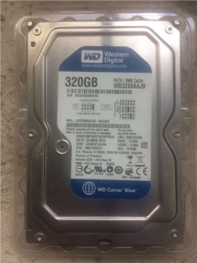 Лот: 10119247. Фото: 1. HDD Western Digital 320 gb. Жёсткие диски (HDD)