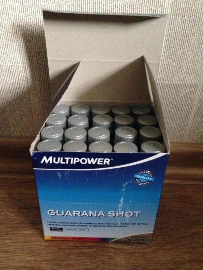 Лот: 4156660. Фото: 1. Multipower Guarana ampules от... Спортивное питание, витамины