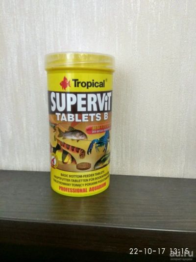 Лот: 10486722. Фото: 1. Корм для рыб Tropical Supervit... Корма