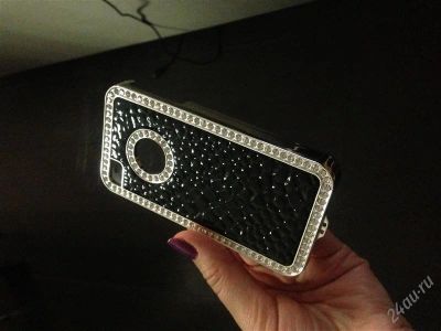 Лот: 2395151. Фото: 1. чехол для iPhone 4/4s с черной... Чехлы, бамперы
