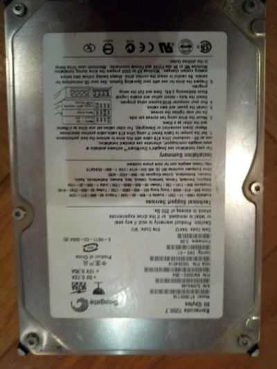 Лот: 13916484. Фото: 1. Жесткий диск. Жёсткие диски (HDD)