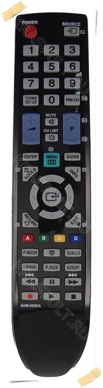 Лот: 3833130. Фото: 1. Пульт для телевизора Samsung AA59-00483A... Пульты ДУ