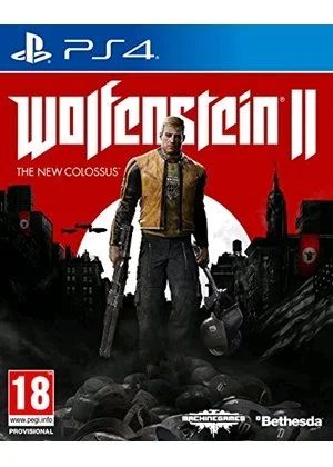 Лот: 10977415. Фото: 1. Wolfenstein 2 New Colossus, PS4. Игры для консолей