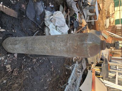 Лот: 17442546. Фото: 1. Баллон из под чего незнаю. Баллоны, газ в баллонах
