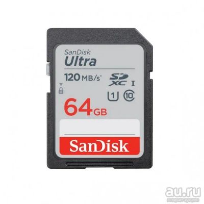 Лот: 17519422. Фото: 1. Карта памяти SDHC SanDisk 64Gb... Карты памяти