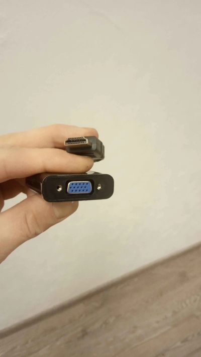 Лот: 16033641. Фото: 1. Переходник HDMI-VGA кабель-адаптер. Шлейфы, кабели, переходники
