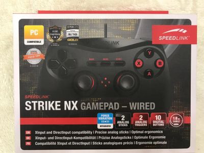 Лот: 9016165. Фото: 1. Геймпад Speedlink strike nx (новый... Рули, джойстики