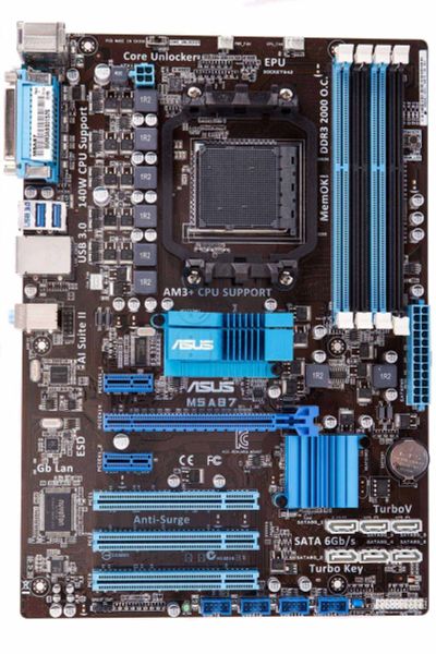 Лот: 12114392. Фото: 1. Отличная мать для AMD: Asus M5A87... Материнские платы