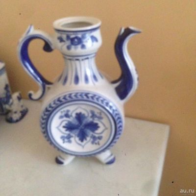 Лот: 2734778. Фото: 1. Кувшин Гжель. Кувшины, графины
