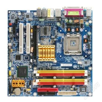 Лот: 835209. Фото: 1. Материнская плата Gigabyte GA-8I945GMF-RH... Материнские платы