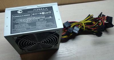 Лот: 17362374. Фото: 1. Блок питания ATX Formula-A500W... Корпуса, блоки питания
