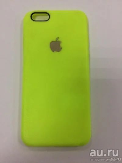 Лот: 12964707. Фото: 1. Чехол iPhone 6/ 6S Силикон С яблочком... Чехлы, бамперы