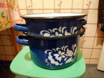 Лот: 4631475. Фото: 1. 2 кастрюли + 1 крышка. Сковороды и сотейники