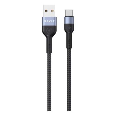 Лот: 24515641. Фото: 1. Кабель Havit USB Type-C, 1 м... Дата-кабели, переходники