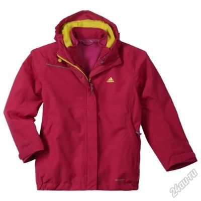 Лот: 5866009. Фото: 1. Детская куртка 2 в 1 Adidas 128... Верхняя одежда