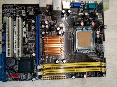 Лот: 17929867. Фото: 1. Материнская плата Asus p5kpl-am... Материнские платы