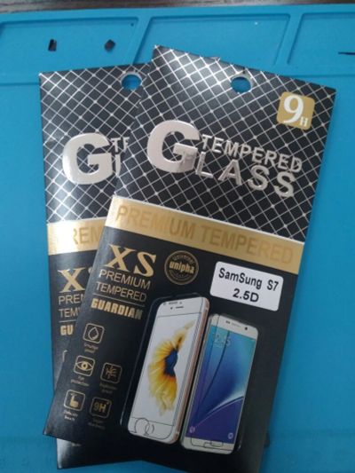 Лот: 11704362. Фото: 1. Защитное стекло "Плоское" Samsung... Защитные стёкла, защитные плёнки