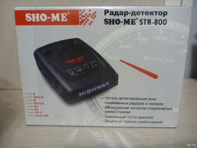 Лот: 14356944. Фото: 1. Радар-детектор Sho-Me STR-800... Видеорегистраторы,  радар-детекторы, системы парковки