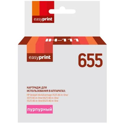 Лот: 24529853. Фото: 1. Картридж EasyPrint IH-111/HP 655. Картриджи, расходные материалы