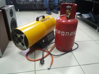 Лот: 7250305. Фото: 1. Газовая тепловая пушка Master... Обогреватели промышленные, тепловые пушки