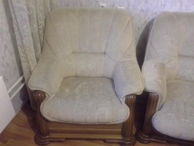 Лот: 3829396. Фото: 1. набор 2 кресла и диван. Кресла, пуфы