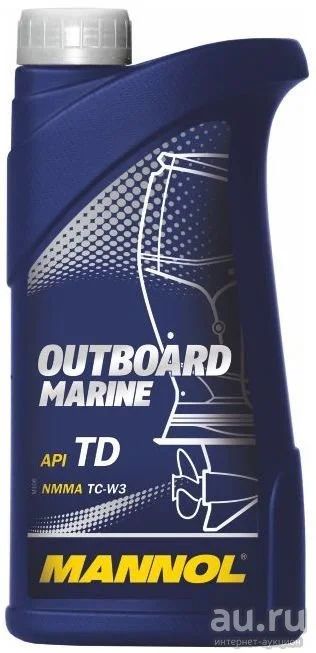 Лот: 9042033. Фото: 1. Mannol Outboard Marine TD, 1L. Масла, жидкости