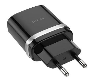 Лот: 20884592. Фото: 1. СЗУ-1USB Hoco C12Q QC3.0 черный. Зарядные устройства, блоки питания, адаптеры сетевые для смартфонов