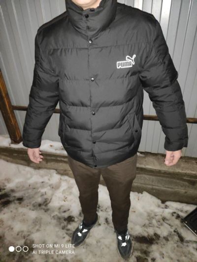 Лот: 24419246. Фото: 1. Пуховик мужской puma оригинал. Верхняя одежда