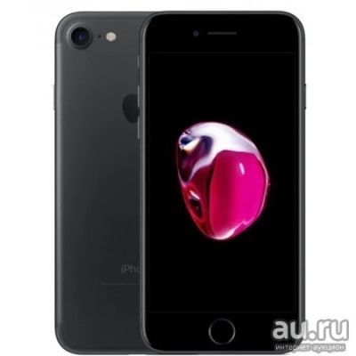 Лот: 9879615. Фото: 1. iPhone 7 256 Gb черный идеальное... Смартфоны