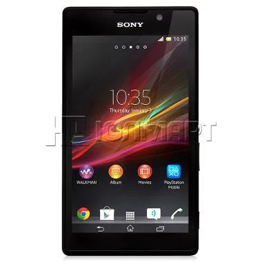 Лот: 4970169. Фото: 1. Смартфон Sony C2305 Xperia C Black. Смартфоны