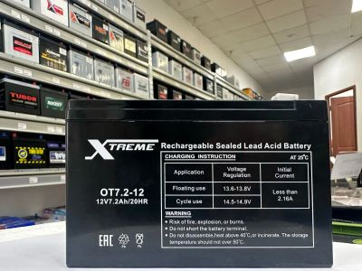 Лот: 21984768. Фото: 1. Аккумулятор Xtreme VRLA 12v 7... ИБП, аккумуляторы для ИБП