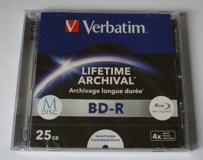 Лот: 20565683. Фото: 1. BD-R Verbatim 25Gb MDISK 4x Lifetime... CD, DVD, BluRay